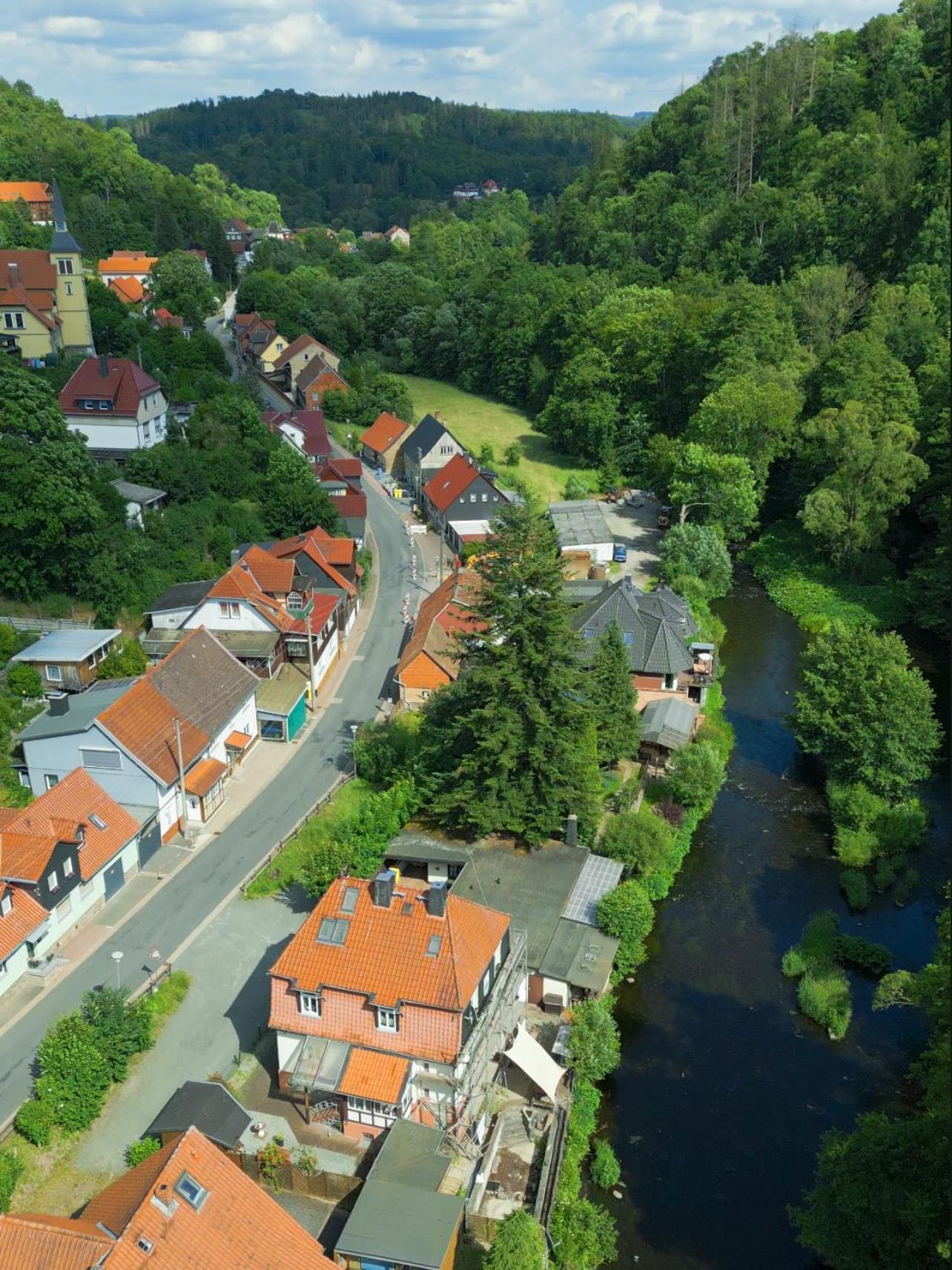 Haus Ludwig - Saniertes Fachwerkhaus Im Harz - 12 Personen Villa Thale Exteriör bild